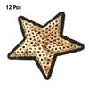 12pcs DIY Sequined Star Pattern Embroidery Sticker Clothes Patch Accessory