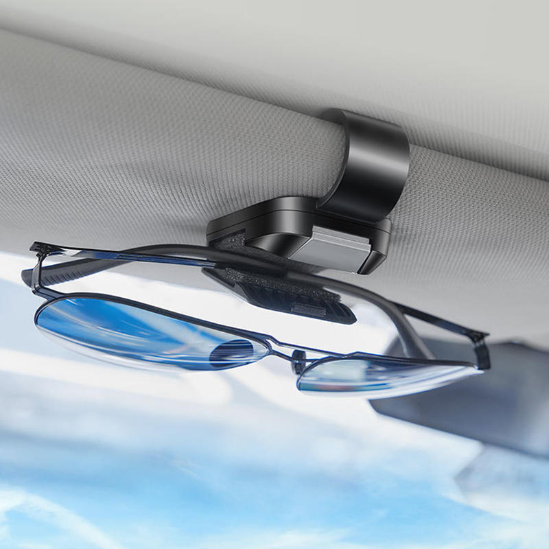 Car Sunglasses Clip Sun Visor Glasses Holder Card Ticket Holder Stable Storage Clips Eyeglasses Hanger Car Interior Accessories