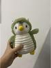 Cute Penguin Plush Toy In Christmas Outfit