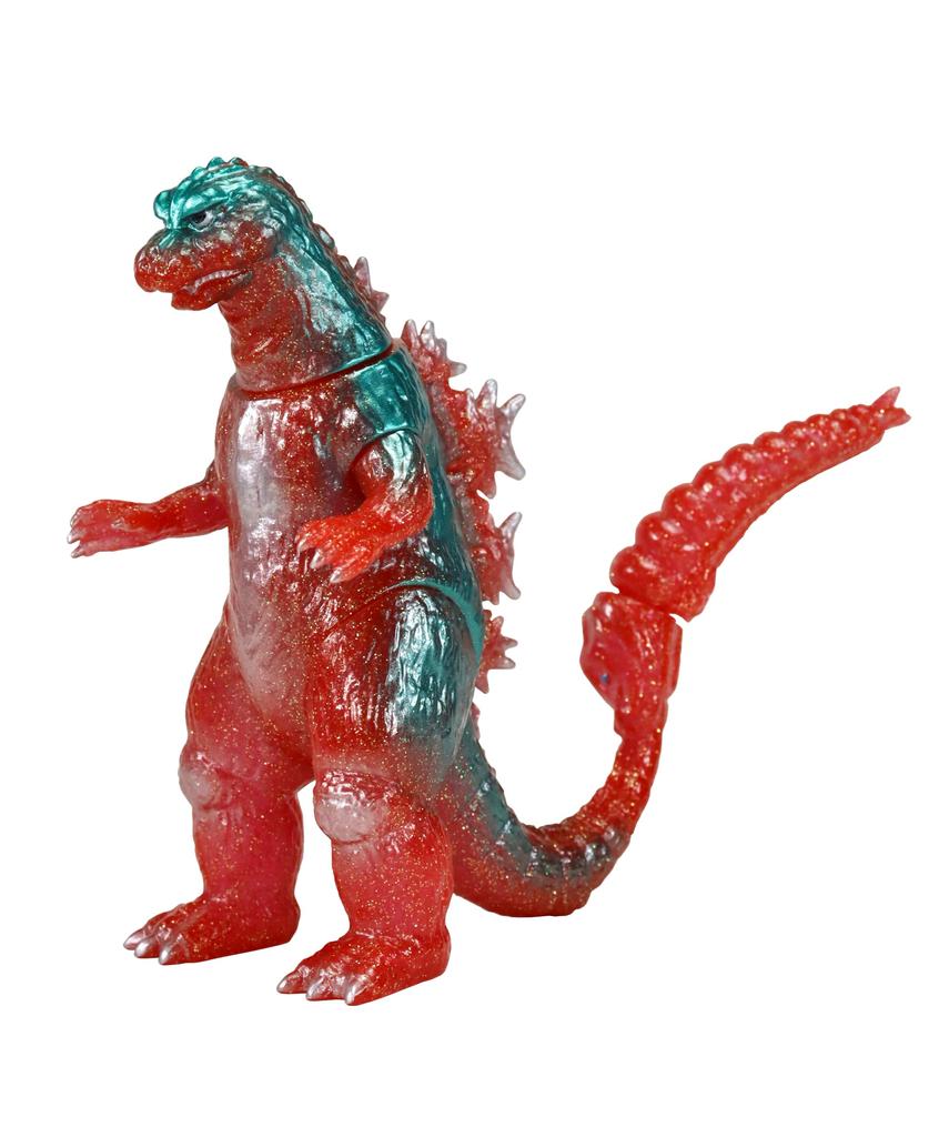 Ccp Middle Size Series Godzilla Retro Red Green Lame 120mm PVC Soft Vinyl Figure [12th Edition] (1964) Ver. Approx. Pre-painted