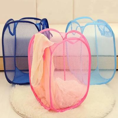 Сетчатая выдвижная корзина для грязного белья с прочными ручками, складная корзина для белья, корзины для хранения одежды, корзина для белья