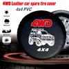 14" 15" 16" 17" Inch 4WD 4x4 PVC Leather Spare Wheel Tire Cover Case Bag Pouch Protector Car Tyres 14 Inch For Jeep Hummer