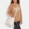 New COACH Cow Leather Handbag, Shoulder Bag, Crossbody Bag Tubas Women's Chalk White CH251-IMCAH