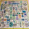 Used Hermes Collier de Chien pattern scarf