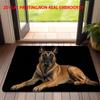 1pc, 2D Flat Printing, Belgian Malinois Pattern Door Mat, Non-Slip And Machine Washable Polyester Carpet, Suitable for Home And Outdoor Decoration, En