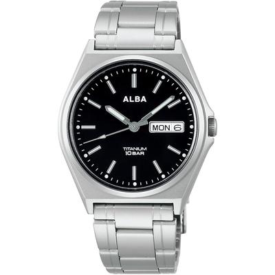 Мужские часы Seiko Alba Standard Титановые AEFJ411