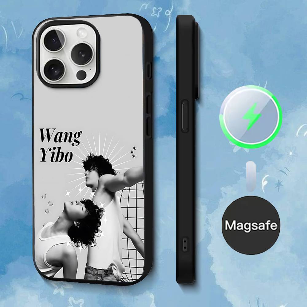 Чехол для телефона Wang Yibo The U-Untamed Для iPhone 17,16,15,14,13,12,11,Pro,Max,Plus,Mini,SE4,E Магнитный Magsafe Беспроводная зарядка