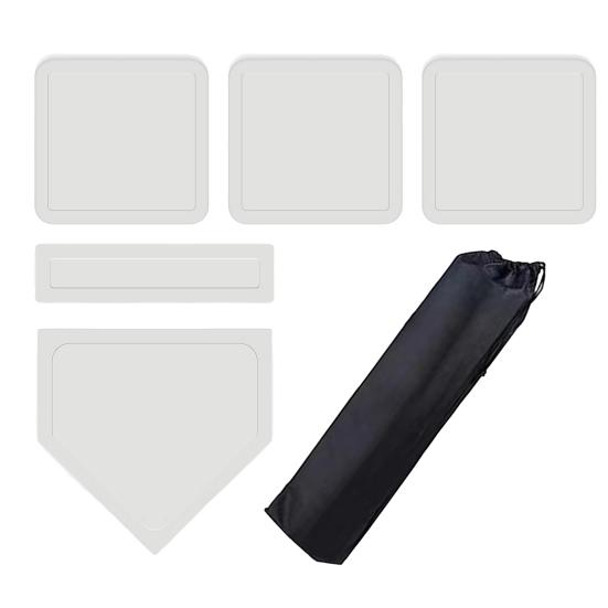 5 шт./компл. бейсбольные основания резиновые основания с домашней пластиной для бейсбола и софтбола