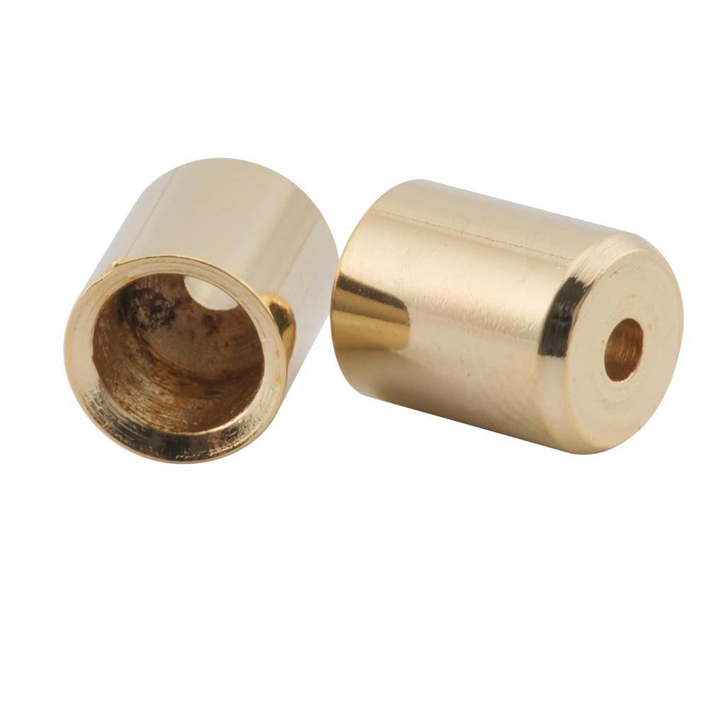 Musiclily Pro 8 мм Стальные втулки для струн гитары заподлицо для электрогитары Telecaster Золото, (Набор 6)