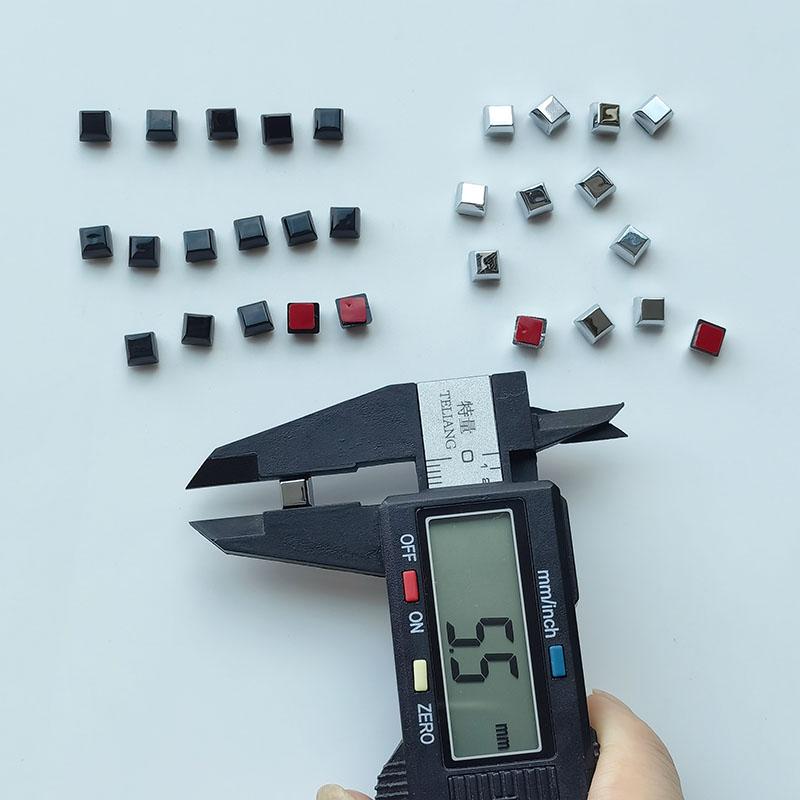 2.3cm DIY Alphabet 3D Sharp Letters Numbers Heart Dot ABS Emblem WWET2 Car Trunk Nameplate Logo Sticker for Any Cars (Price for 1pc)