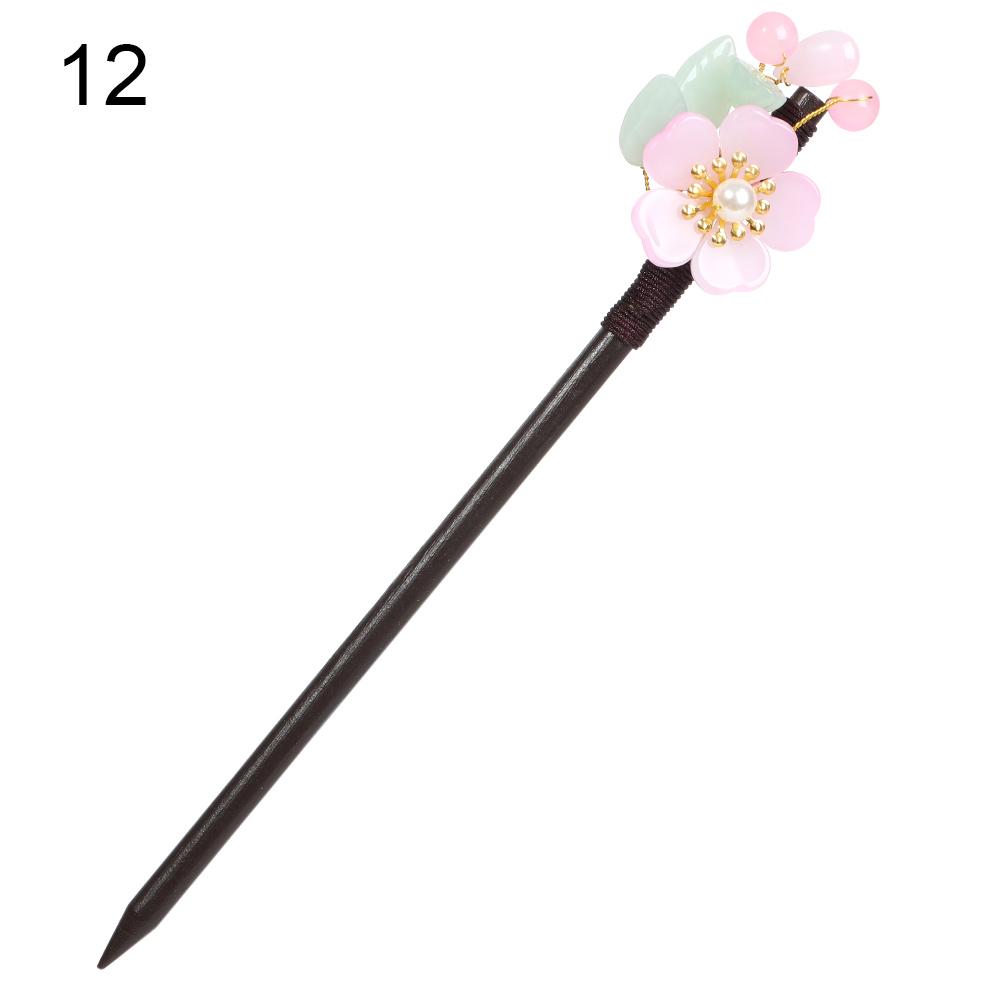 Эбеновые кисточки Ретро стиль Ручная работа Аксессуары для волос Палочки для волос Инструменты для укладки волос Заколка