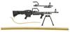 TOMYTEC Little Armory LA108 M60E3 Type Unpainted Assembly Runner Kit 334224 1/12