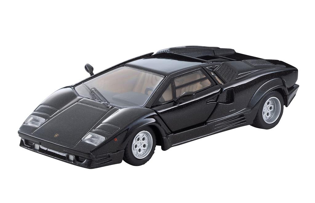 Tomytec Tomica Limited Vintage Neo Lamborghini Countach 25th Anniversary Black Finished Product 1/64 LV-N