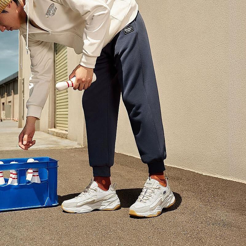 Skechers Однотонные флисовые спортивные брюки-джоггеры Мужские брюки Odyssey-Gray L323M086-026R