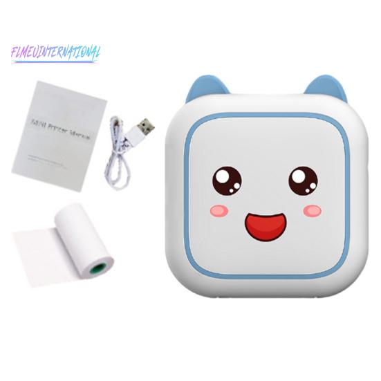 Бесчернильный карманный принтер для студентов, Bluetooth-совместимое соединение — чековый принтер с разрешением 200 точек на дюйм для компьютера Android, портативный термопринтер