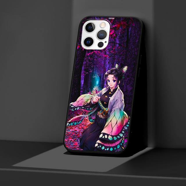 Чехол Demon Slayer Kimetsu No Yaiba для Apple Iphone 14 11 13 12 Pro Max Xr 7 8 + Se 2020 Xs 6 6s Plus 5 5S силиконовый чехол для телефона