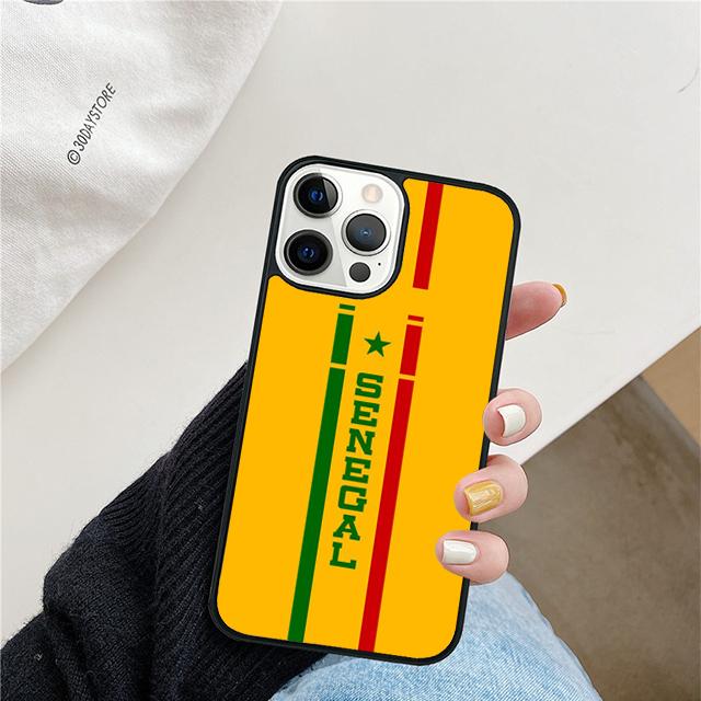 Чехол для мобильного телефона с флагом Сенегала Для iPhone 17 Air 16 15 14 12 13 11 Pro MAX apple Plus Coque