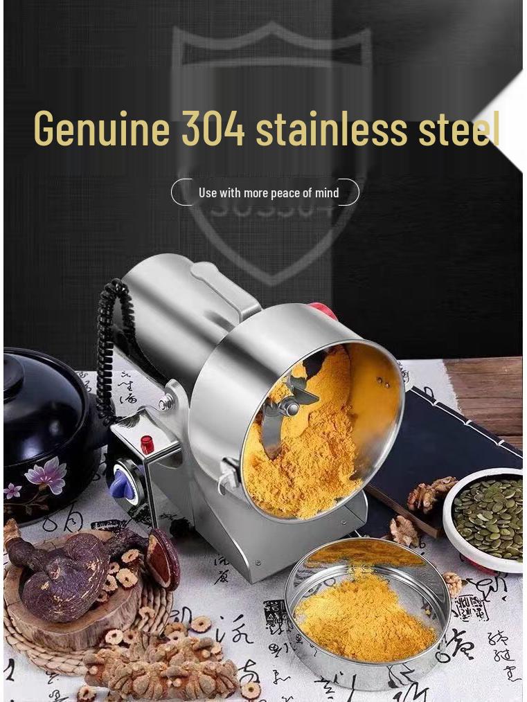 304 Stainless Steel Household Ultra-fine Grain and Cereal Grinder
