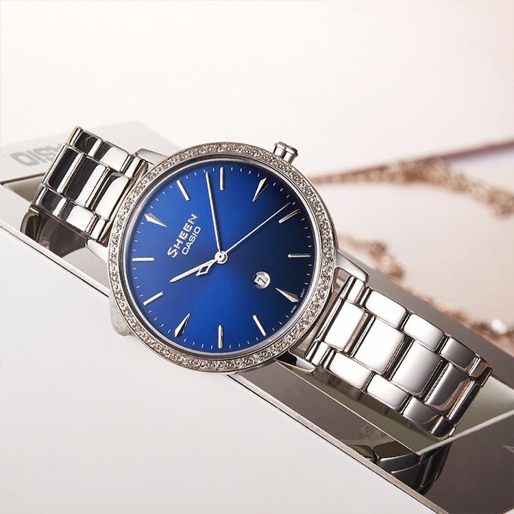 Casio Женские часы SHEEN Синие SHE-4535D-2AU SHE-4535D-2AU