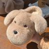 Puppy Slippers Winter Thick Bottom Warm Non-slip Indoor Home Cute Thickened Velvet Cotton Slippers