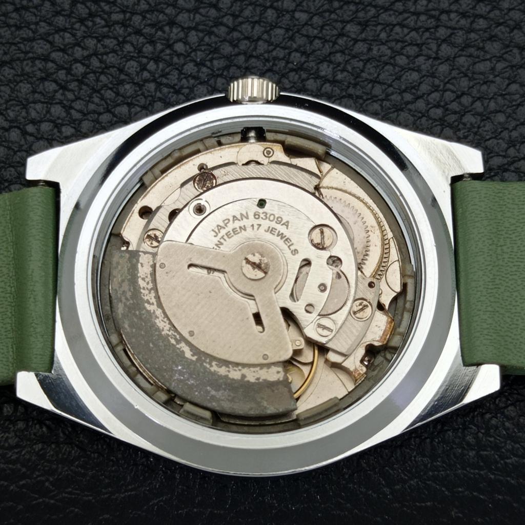 ВОССТАНОВЛЕННЫЕ МУЖСКИЕ ЧАСЫ SEIKO 5 AUTOMATIC, СДЕЛАНО В ЯПОНИИ, ЗЕЛЕНЫЙ ЦИФЕРБЛАТ, ИЗГОТОВЛЕНЫ НА ЗАКАЗ a440057-2