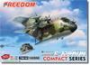 Freedom Model Kits Compact Series Taiwanese Tactical Warfare Aircraft Plastic Model Kit FRE162050 Non-Scale C-130H/HE Transport/Electronic