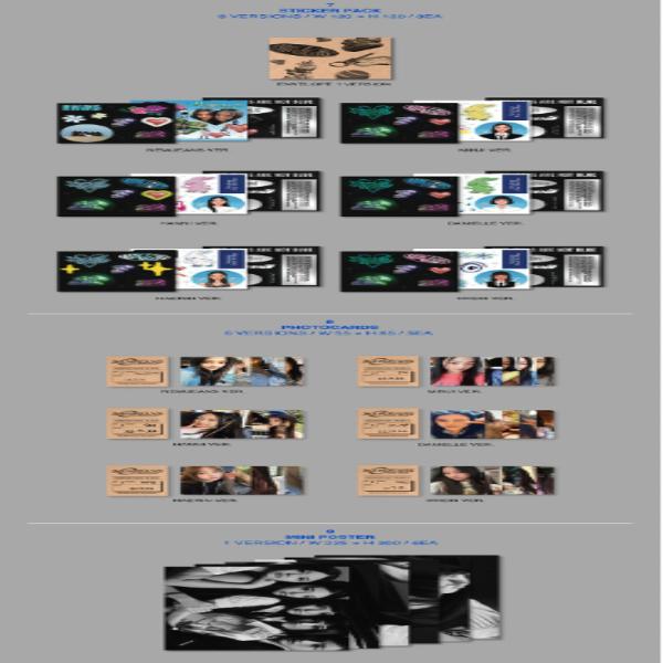 NewJeans The 1st EP [NEW JEANS] (Bluebook Ver.)