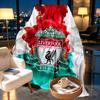 Плед Liverpool F.C. - Мягкий и Удобный, для Спальни, Путешествий, Дивана, Домашнего Декора - Подарок на День Рождения, Рождество для Друга