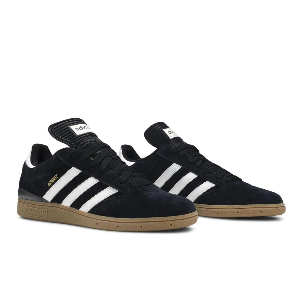 adidas Busenitz 'Black Gum' (унисекс) Черные / Облачно-белые / Золотистые металлик Кеды для скейтбординга G48060