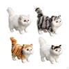 Милые Миниатюрные Фигурки Кошек Симуляция Подарок на День Рождения/ Коллекция Поделки Украшение Маленькие Украшения