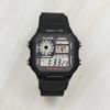 Casio Мужские ЧАСЫ для ПОДРОСТКОВ Черные AE-1200WH-1A(Watch3--)