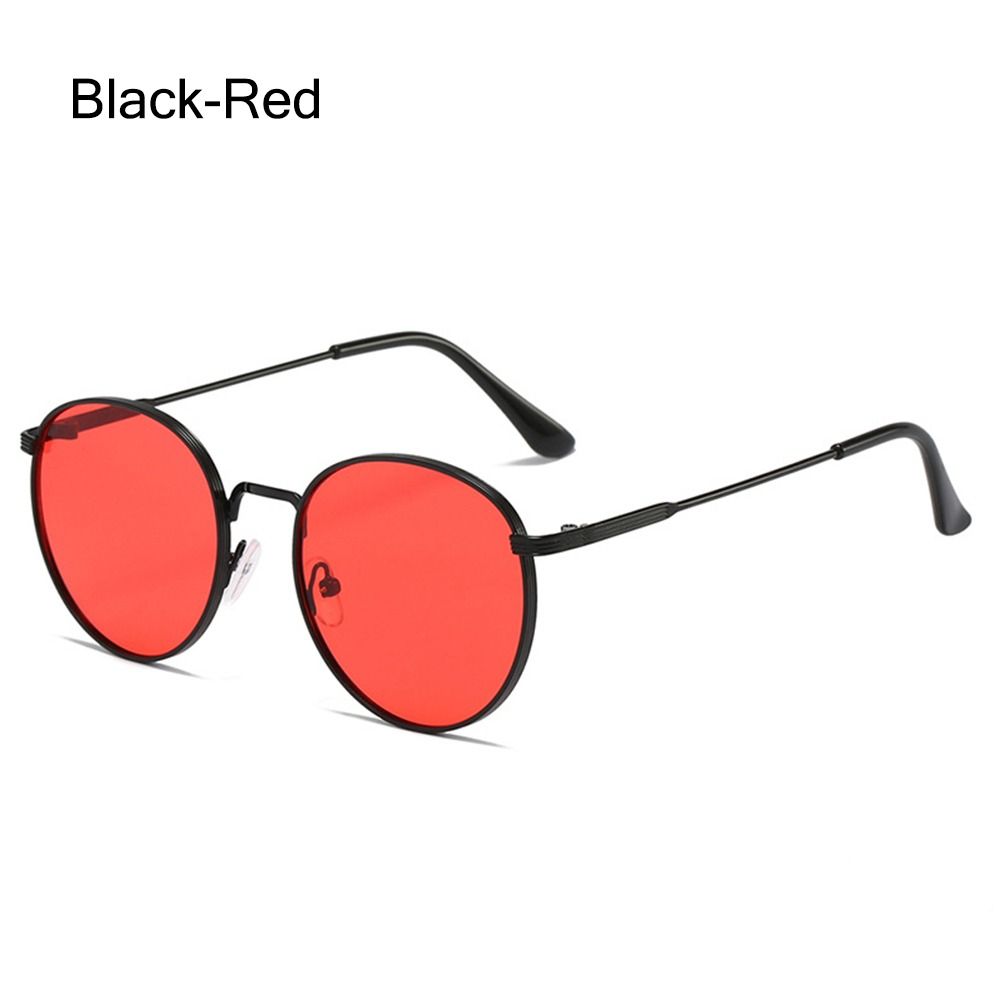 Vintage Metal Frame Sun Glasses UV Protection Hippie Glasses Trendy Round Sunglasses  for Women Men