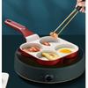 Egg Pan Omelette Pan, 4-Cup Nonstick Egg Frying Pan, Pancake Pan, Healthy Granite Egg Cooker Pan Egg Skillet For Breakfast