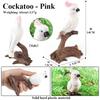 Oenux Гнездо птицы Животные Павлин Попугай Трогон Птица-носорог Сова Модель ПВХ Фигурки Большое Украшение для сада Милая Детская игрушка Подарок