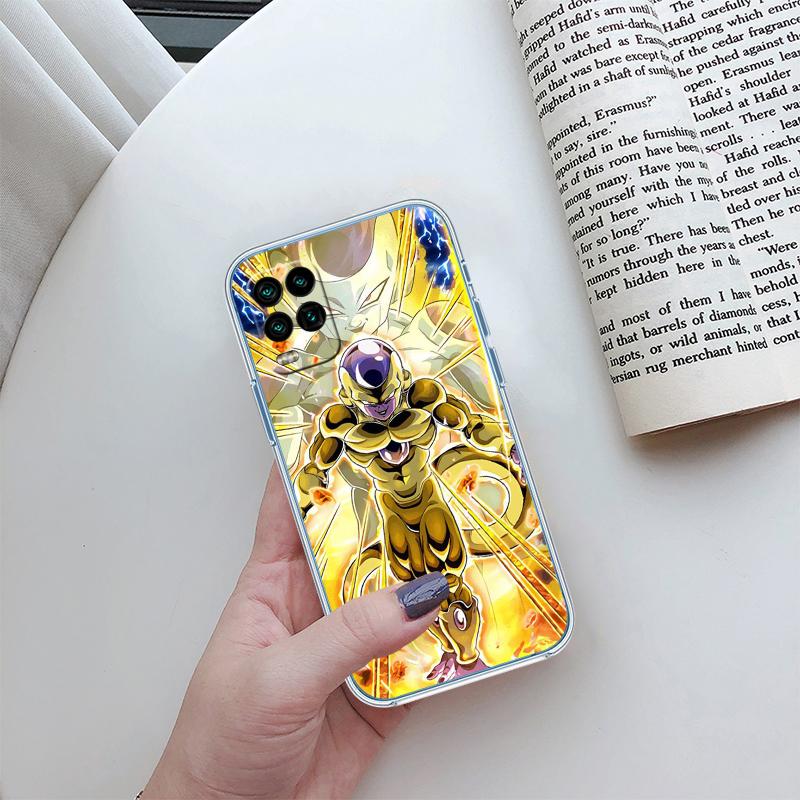 Dragon Ball Freeza Transparent Phone Case for Samsung Galaxy A04 A04S A14 A23 A34 A54 M23 M33 M52 M53