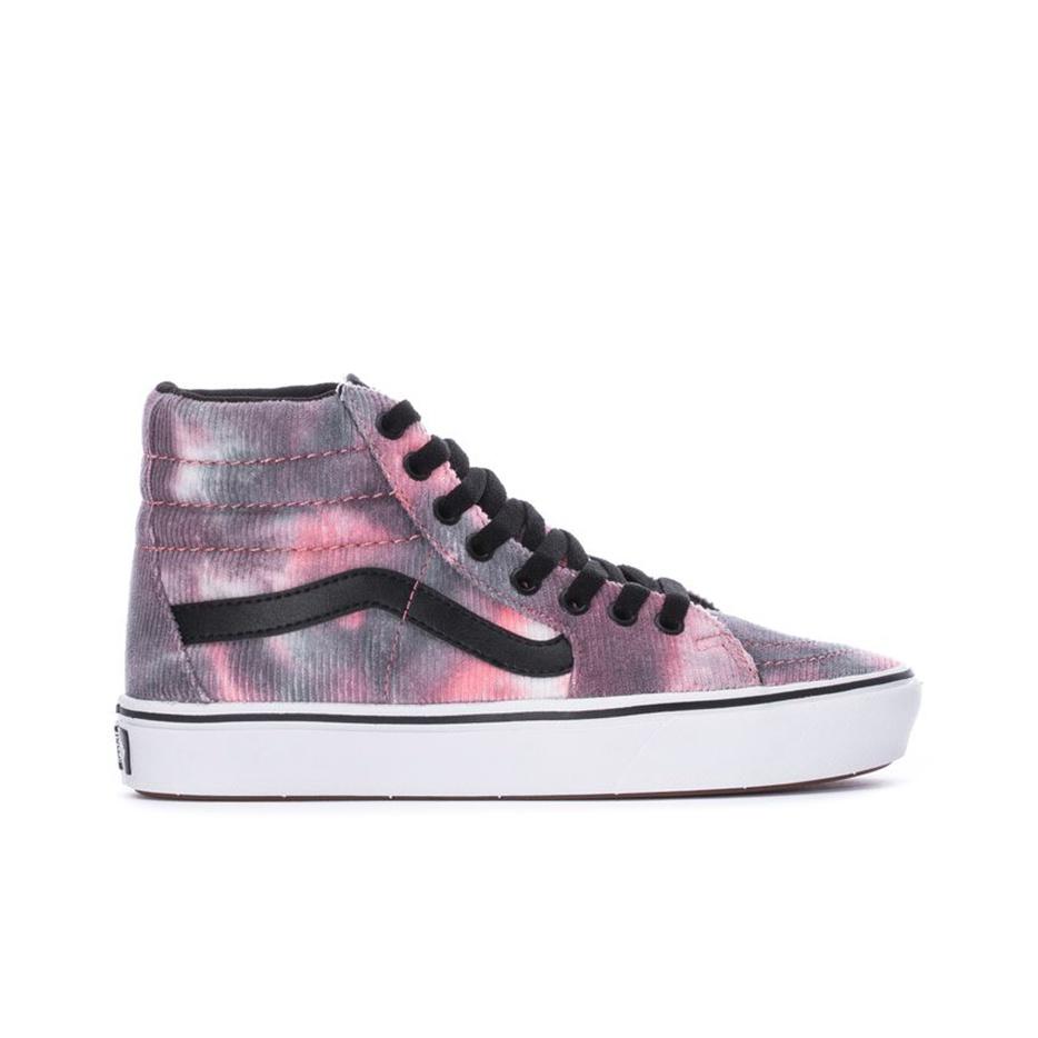 Vans Женские кеды ComfyCush Sk8 Hi Серо-розовые VN0A3WMB2QR