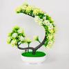 Искусственный цветок розы, дерево, растение в горшке, бонсай, украшение для сада, вечеринки, стола