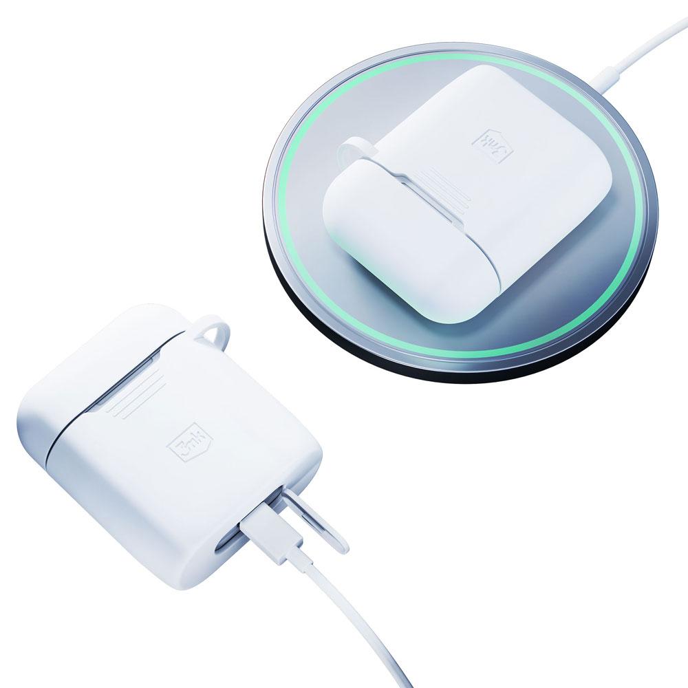 Apple Airpods 2Nd Gen. - 3Mk Silicone Airpods Case White