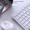 BIAZE Ультратонкий бесшумный беспроводной набор клавиатура и мышь