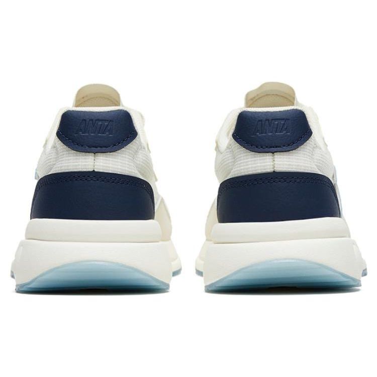 Anta Lifestyle Series Прочные дышащие низкие спортивные повседневные туфли женские кроссовки белые серые синие 122328871-1