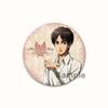 58mm Classic Anime Attack On Titan Brooch Cartoon Figure Badges for Backpack Decoration Clothes Lapel Pin Accessories Fan's Collection