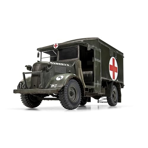 Airfix 1/35 British Army Austin K2/Y Ambulance Plastic Model X1375 Molded Color A1375