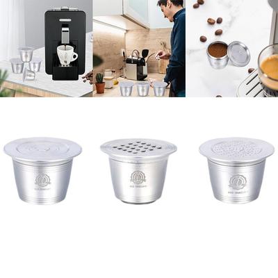 04 Кофейная капсула из нержавеющей стали для Nespresso Silver