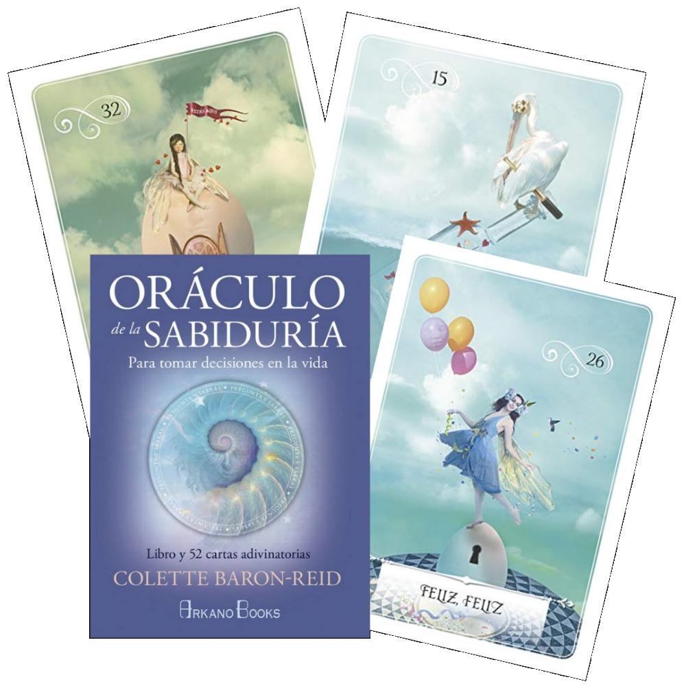 Oracle of Wisdom 10.5*7.5cm To Make Decisions In Life 52 Divination Oracle Cards Spanish Edition