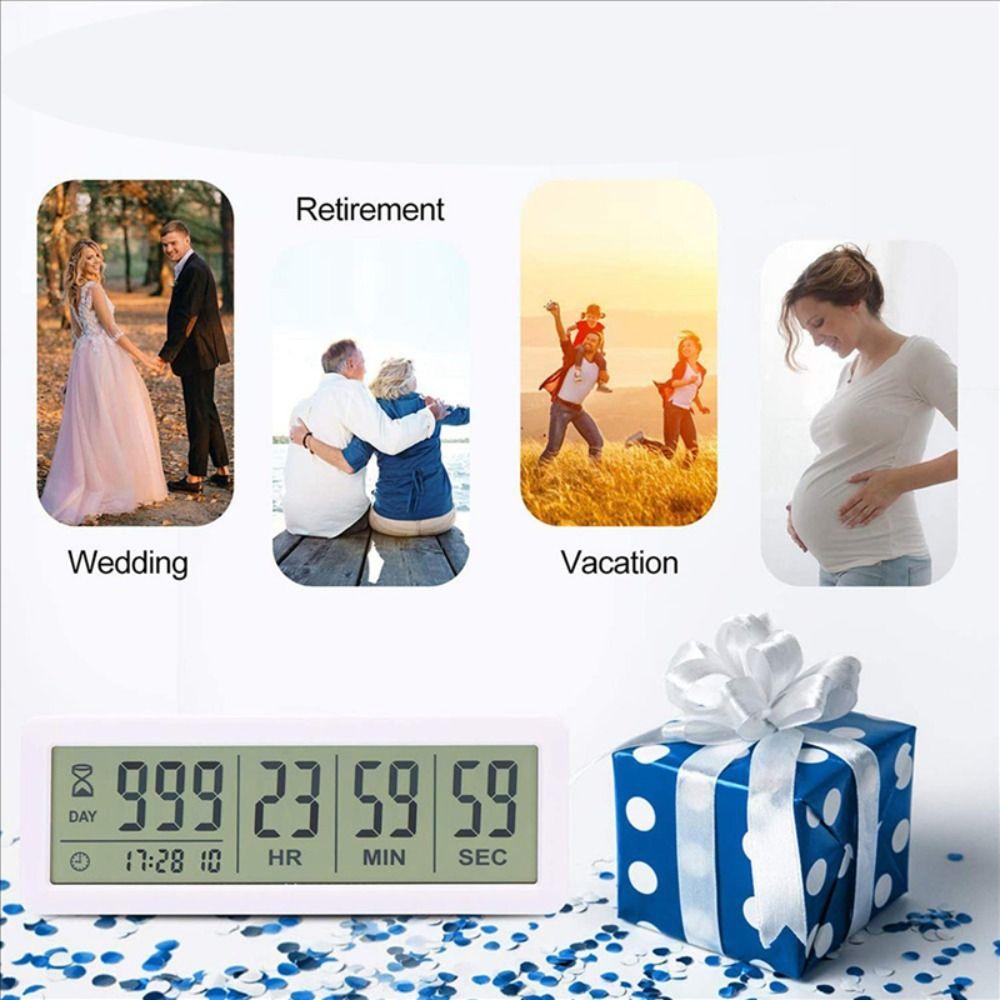 999 Days Digital Countdown Timer Digital Display Reusable Count Down Clock Time Management Electronic Countdown Clock Kitchen