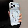 Ins wind подходит для чехла для мобильного телефона Apple 16promax, магнитное притяжение в виде водяных разводов, второй вариант противоударный защитный чехол для iPhone17