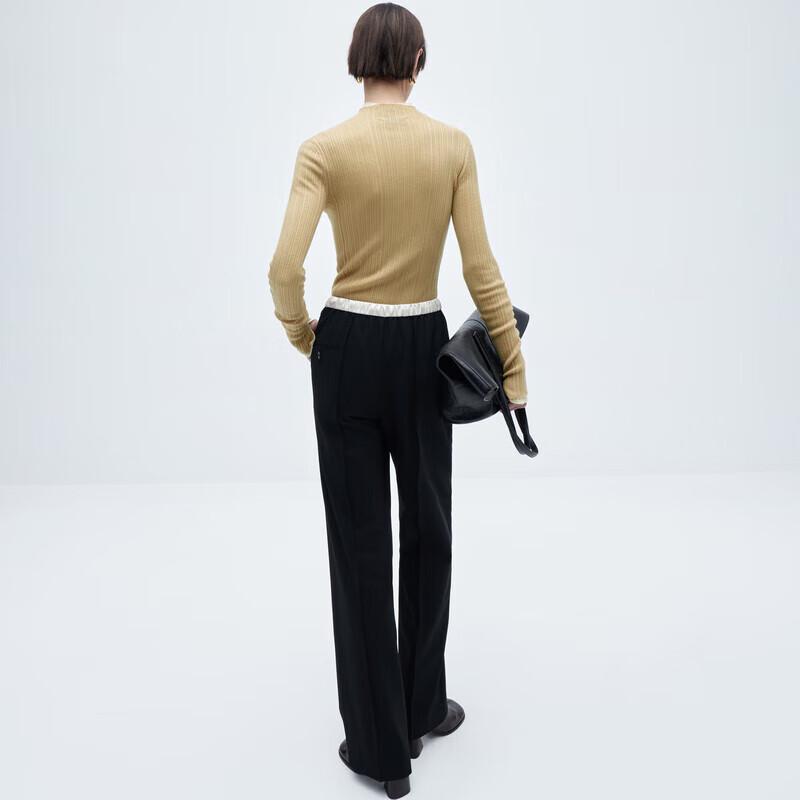 Edition Women's Ribbed Wool Cashmere Sweater (EBC4SWT032)