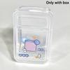 1 шт., чехол для контейнера для сбора, пластиковый прозрачный ящик для хранения, небольшой прозрачный магазин