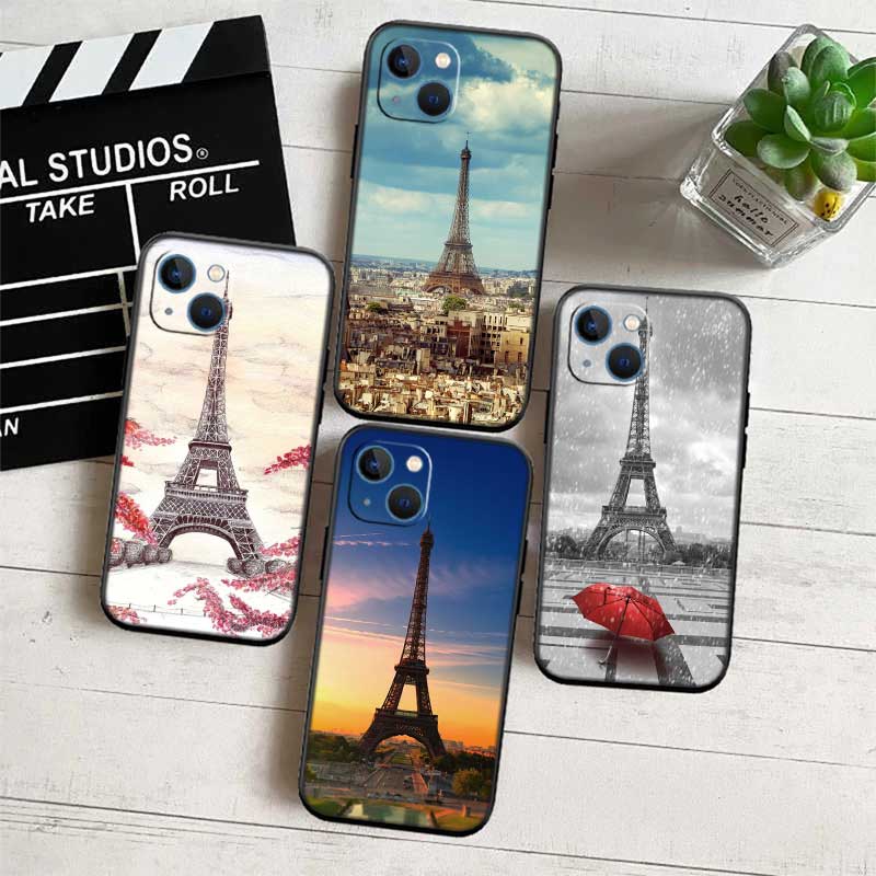UP42 Paris Eiffel tower New High-End Shell Phone Case for iPhone 16 15 14 13 12 Pro Max Plus Mini