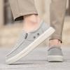 Модные повседневные мужские парусиновые туфли Красивый удобный и дышащий стиль Новая молодежная обувь для повседневной носки в офисе и на отдыхе Легкая